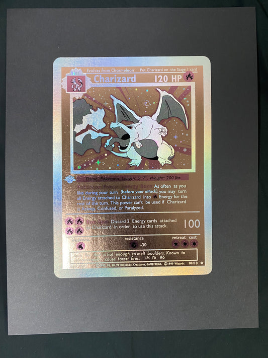 Charizard 08/10 Limited Edition Foil Print