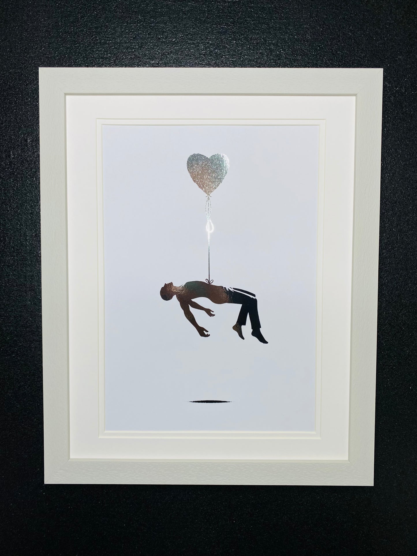 Suspended by Love Foil Print