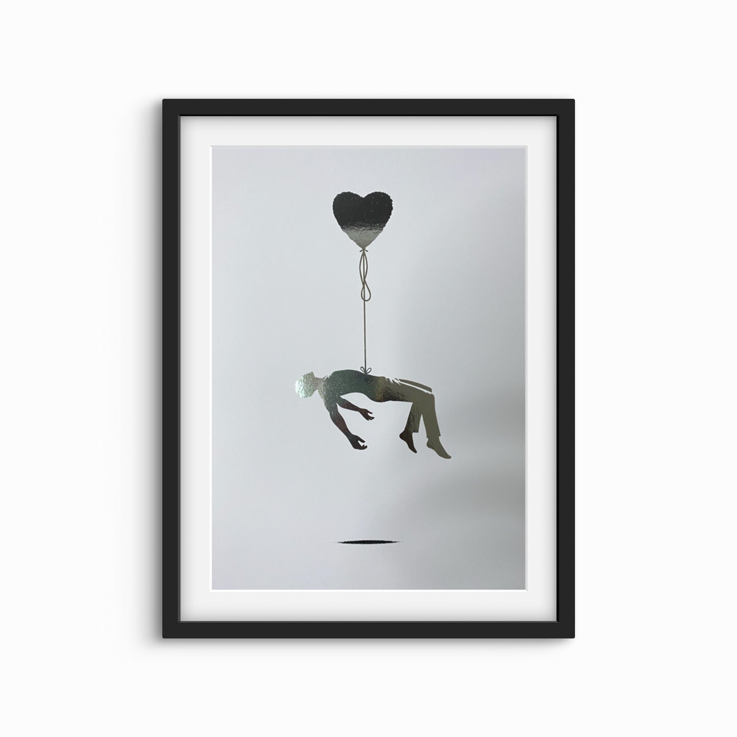 Suspended by Love Foil Print